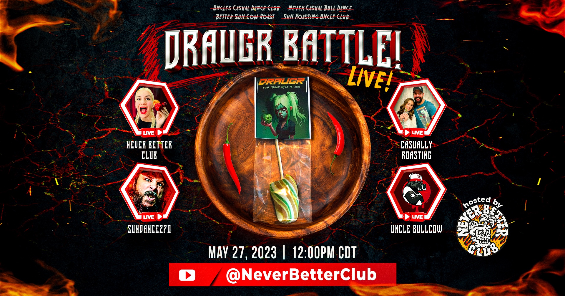 Draugr Battle! LIVE! Featuring Uncle BullCow, Casually Roasting, Sundance270, and Never Better Club